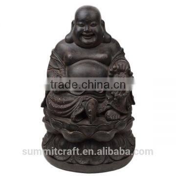 Resin garden statues laughing buddha statue for sale