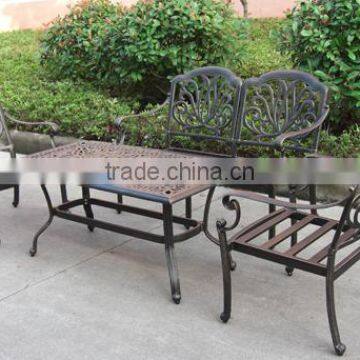 Garden Backyard Furniture Cast Aluminum Table And Chair photo-3