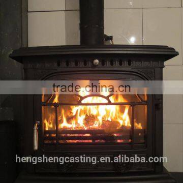 2015 Hot Sell Antique Indoor Wood Burning Cast Iron Stove photo-3