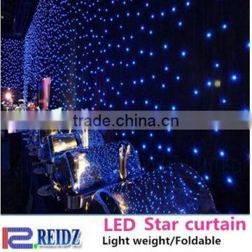 Wedding Stage Backdrop Decor Rgb LED Ligitng Twinkling Star Curtain Professional Dmx Lights photo-2