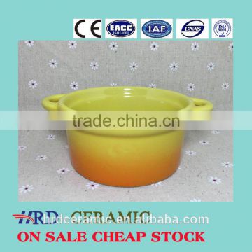 Wholesale stocked korean Ceramic decorative salad bowls