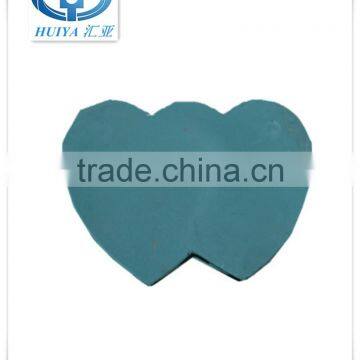 Double Heart Green Flower Foam for Floral Arrangements photo-2