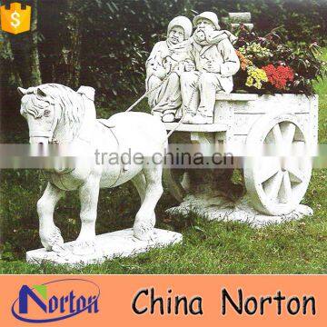 marble material life size statue for garden decoration NTBM-H025X