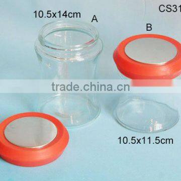 ZIBO hot sale clear cylinder high quality glass mason jars