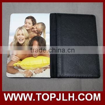 PU leather promotional passport wallet cover,passport holder cover for sublimation