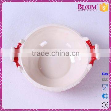 Big Christmas Gift Decoration Ceramic Soup Bowl photo-5