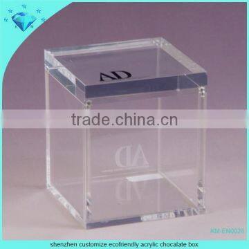 Shenzhen customize ecofriendly acrylic chocalate box