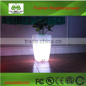 Garden Decoration Square LED Plastic Magic Flowerpot/led Planter photo-2