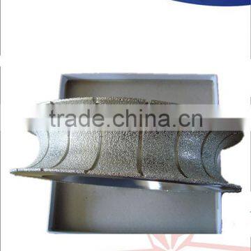 Vacuum brazed diamond profile wheel for large stones/Brazed diamond large granite router cutting bits