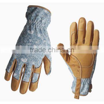 100% genuine leather Women's Garden Gloves ladies leather gaden glove