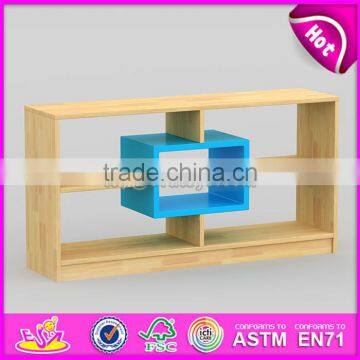 Best Design Combination Colorful Bedroom Furniture Wooden Kids Storage Shelves W08C198 photo-3