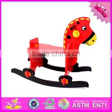 2016 New Fashion Baby Wooden Outdoor Spring Rocking Horse W16D086 photo-2