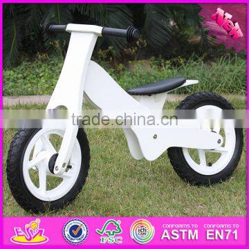 2016 New Design White Funny Children Wooden Balance Bike Without Pedals W16C154 photo-6