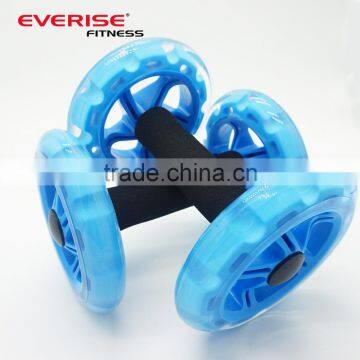 Abdominal Training Dual Ab Roller Wheels Double AB Roller