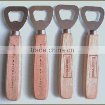 Wooden Handle Bottle Opener