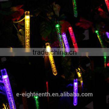 2016 New Hot Sale Solar Power Waterproof 20 LED Bubble Bar Fairy String Lights Party Wedding Xmas Outdoor Decoration photo-2