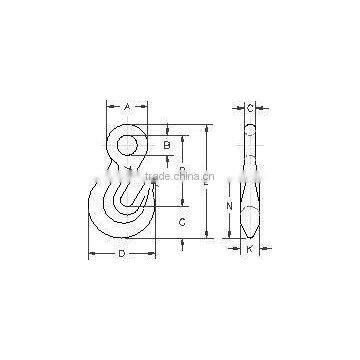 ATLI US Type Clevis Grab Hook photo-2
