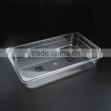 Full Arrange of Hotel Pan Size Clear Plastic PC Food GN Pans photo-5