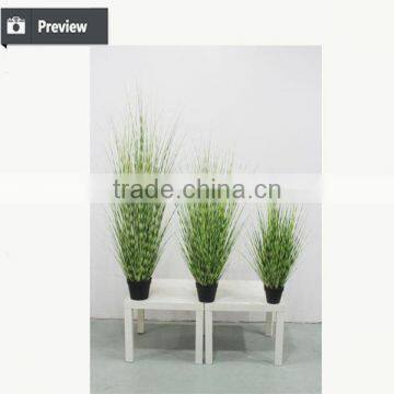 Artificial Potted Grass Synthetic Onion Grass In Pot Fake Grass in Pot for Indoor Decoration photo-5