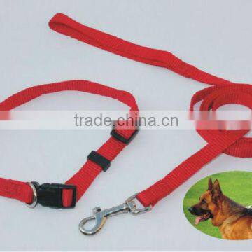 nylon pet leash and collar