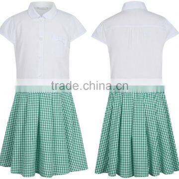 WHOLESALE school uniform patterns Girls School Gingham Dress