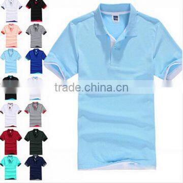 New 2016 Men Cotton Short Sleeve Sports Jerseys Polo Shirt photo-2