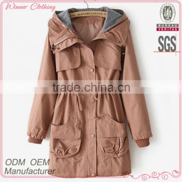 Fashion cotton with knitting combination parka high quality garment mamufacturer mens outer shell jacket