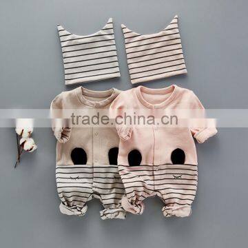 Baby boutique wholesale cute Korea petti rompers baby cotton night suits