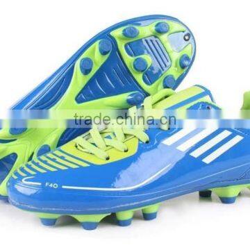 outdoor or indoor going green and environmental protection foorball sport shoes made in china factory for kids or adults