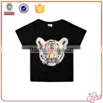 2015 Tiger Priting Best Sell Unisex Kids t Shirt With Fashion Design photo-3