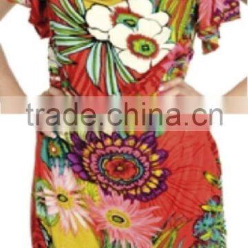 Printed Cotton Strap Dress photo-3