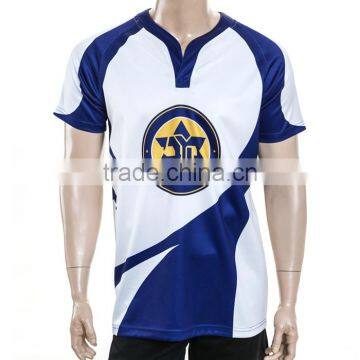 Specialized 100% Polyester Made Sublimation Custom Rugby Jersey photo-2