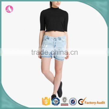 Woman Mma Shorts,Distressed Denim Shorts Women Apparel photo-4