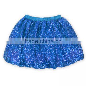 2016 Sequin Pom Pom Shinny Skirt For Teen Child Worldwide Export Kids Clothing photo-3