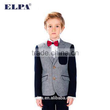 2016 Style ELPA Cotton Gray Hot Sale Plus Size Cheap Kids Blazer photo-2