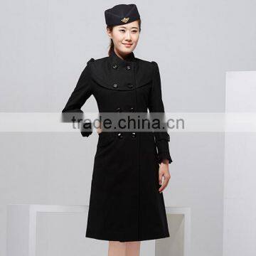 Custom New Arrival Hot Elegant Nice Design Long Style Stewardess Uniform Wholesale photo-5