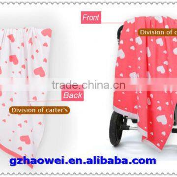 Heart Printed Knit Thin Baby Wool Blanket photo-2