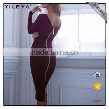 New Style Sexy Zipper Dresses,back Zipper Dress,sex Lady Dress photo-3
