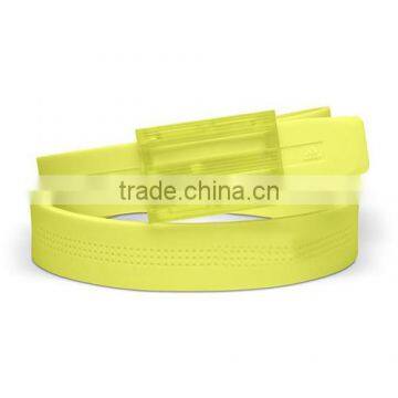 unisex fragrant colorful silicone rubber belt