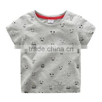 White Grey Full Printed Boys Kids T-shirts Designs photo-6
