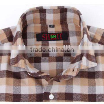 Plaid Check Male Flannel Shirt photo-2