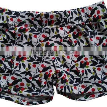 cute AOP girls swim trunk