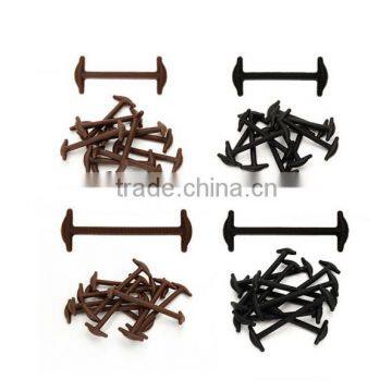 Lazy Shoelace Silicone-free Tie-free Black-brown Adult Male Free Shoes Lace photo-2