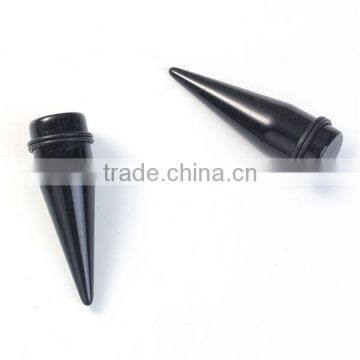 18mm Acrylic Ear Stretcher Expander Tapers Black Ear Expander Ear Tapers photo-3