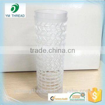10s 20s 30s Raw White Soft Wind Polyester Spun Yarn photo-2