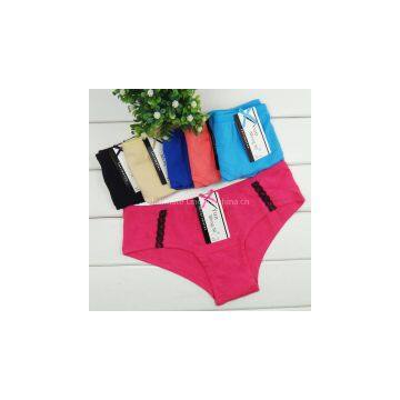 2015 New Spandex Laced Cotton Boyleg Panties Lady Brief Stretch Cotton Pants Knickers Women Underwear Lingerie Intimate Hipster photo-3