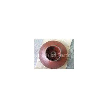 Customized copper / iron casting water pump Impeller , slurry pump impeller