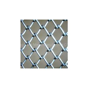 Stainless steel chain link fence