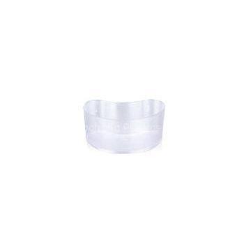 Clear Disposable Safety Packing Plastic Mousse Cups 125ml Moon Shape
