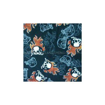 Geometric Pigment Dyeing Cotton Rayon Fabric